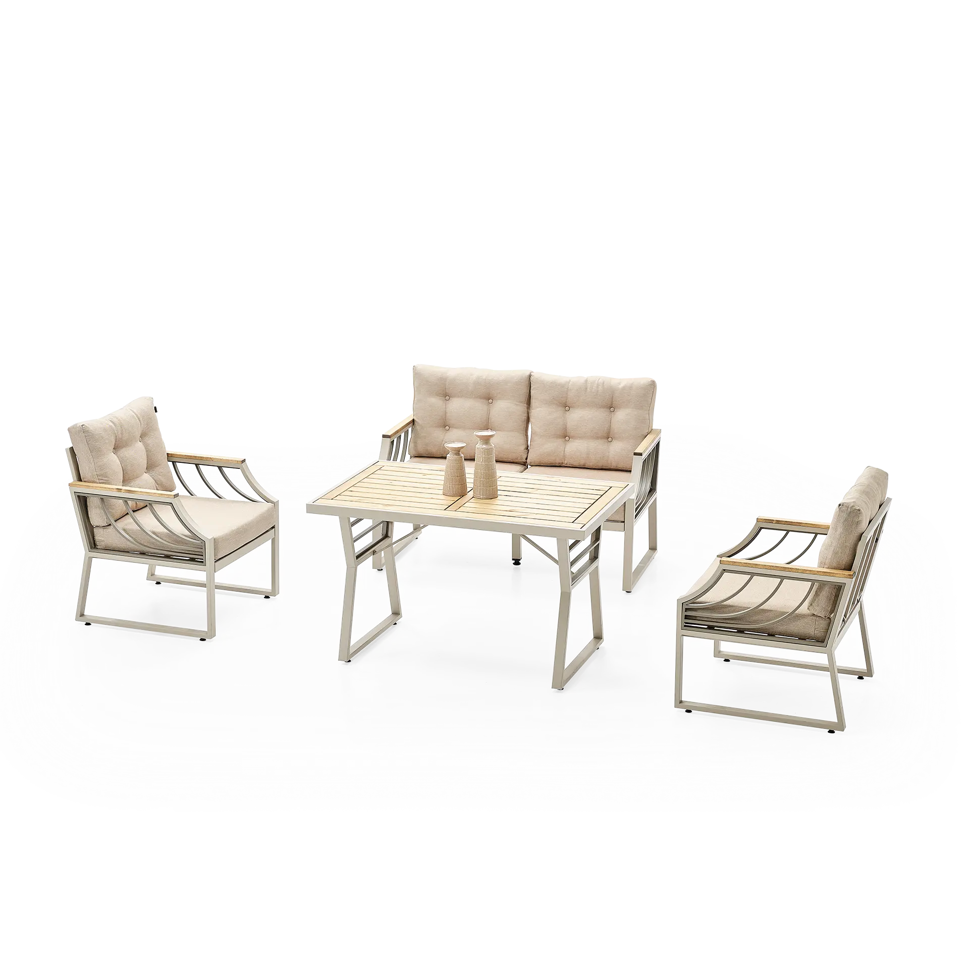 Stil 2'li - Kapuçino / Krem